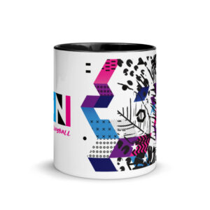 Keoni XO Palms Mug with Black Inside