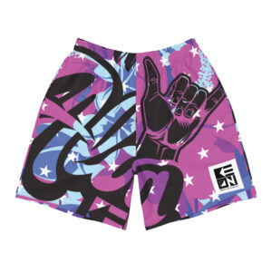 Serving Aloha Purple Men's Volley Shorts