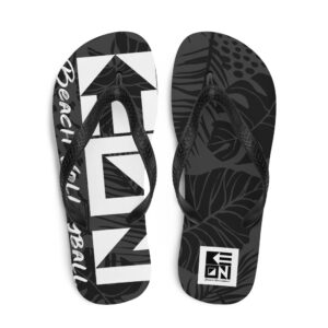 Black & White Keoni Flip-Flops