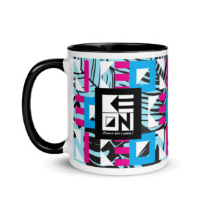 Keoni Logo Palms Mug with Black Inside