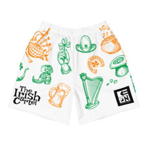 Shawn Irish Cartel White Men's Volley Shorts