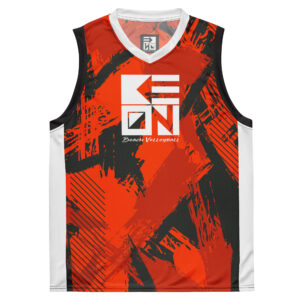 Red Grunge Recycled Jersey