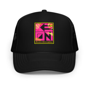Pink Palms Foam Trucker Hat