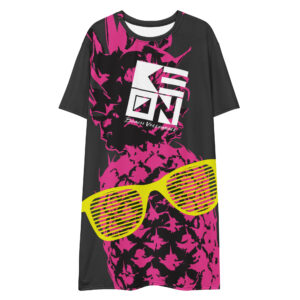 Pink Pineapple Tee Dress