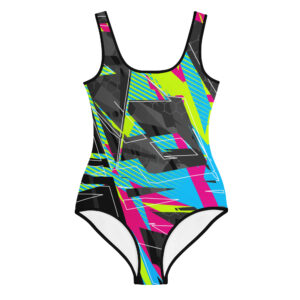 Fractured Junior Girls Swimsuit
