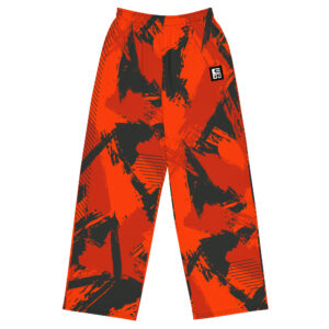 Red Grunge Sweat Pants